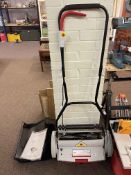 Eckman 24V rechargeable cylinder mower, as new.
