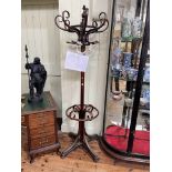 1920's Bentwood hallstand with local history.