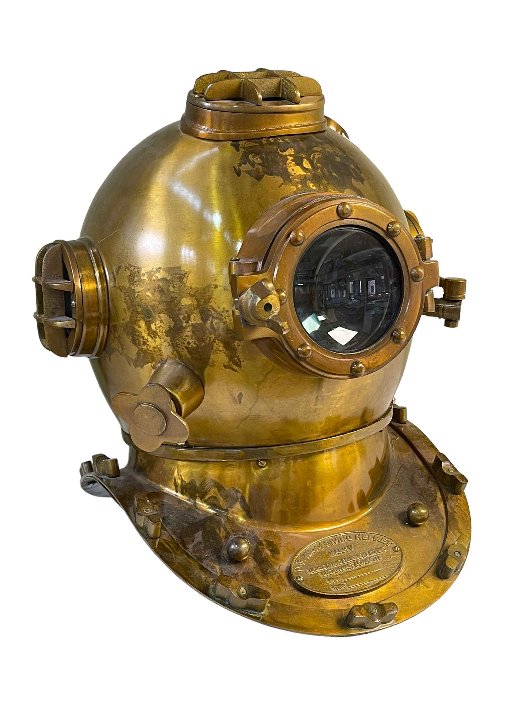 Composite divers helmet, 48cm.