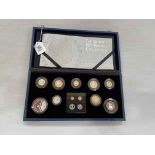 A Royal Mint Celebration in Silver 'The Queens 80th Birthday Collection 2006' silver proof coin set