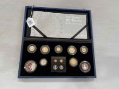 A Royal Mint Celebration in Silver 'The Queens 80th Birthday Collection 2006' silver proof coin set