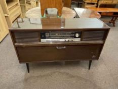 Vintage polished walnut Grundig Radiogram.