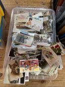 A good collection of postcards inc various artist signed, Topo Britain, patriotic military,