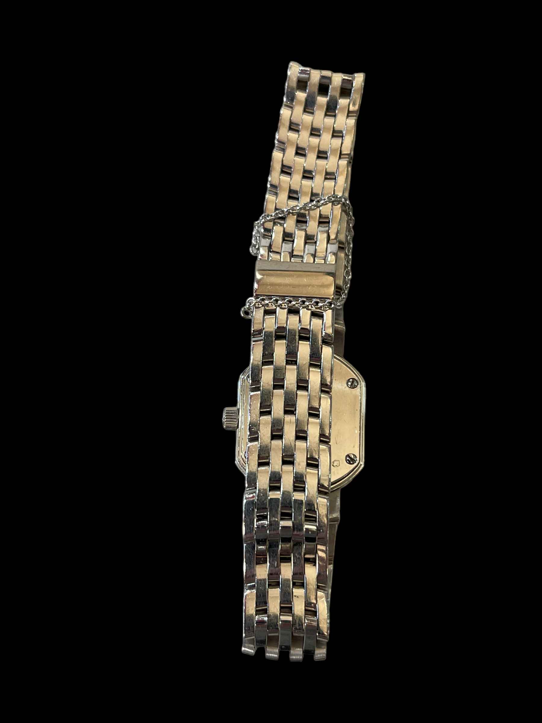 Tiffany diamond set 18 carat white gold bracelet watch, with outer box. - Image 3 of 3