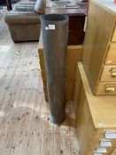Large copper WWII shell case, 99cm high.