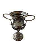 Silver trophy cup in Decorative Arts taste, Sheffield 1926, 15cm.