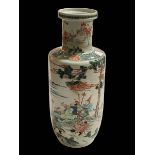 Large antique Chinese famille verte vase,