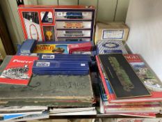 Hornby Dublo electric train set and accessories, railway books, Lima train set, etc.