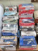 Collection of Airfix, Revell and other model aircraft kits.