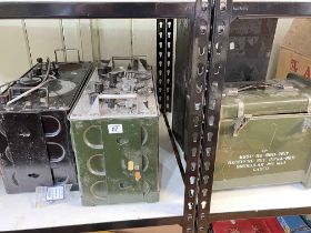 WWII military radio receiver, wireless set No 19 MKIII Canadian receiver,