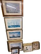 Large collection of nautical themed prints.