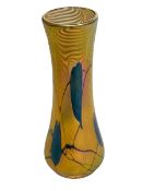 Okra vase c2002, signed R P Golding, 23cm.