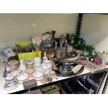 Victorian and later glassware, silver plated ware, cutlery, dressing table wares, etc.