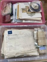 A good collection of c1700 to c1850s parchment indentures (some wax seals) inc Deeds by Married