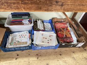 Large collection of World stamps, albums, sheets, FDCs, etc.