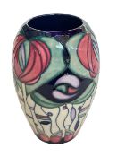 Large Moorcroft vase c1995, 19cm.