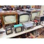 Bush, Murphy & Stella vintage televisions, vintage Rigonda and other portable television, etc.