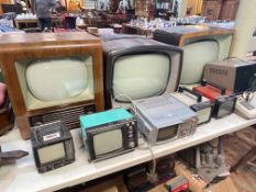 Bush, Murphy & Stella vintage televisions, vintage Rigonda and other portable television, etc.