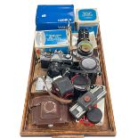 Collection of cameras including Minolta, etc.