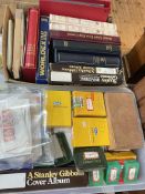 Collection of worldwide stamps albums, loose, FDCs, face value presentation packs approx.
