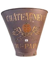 Advert grape hod, Chateauneuf Du-Pape.