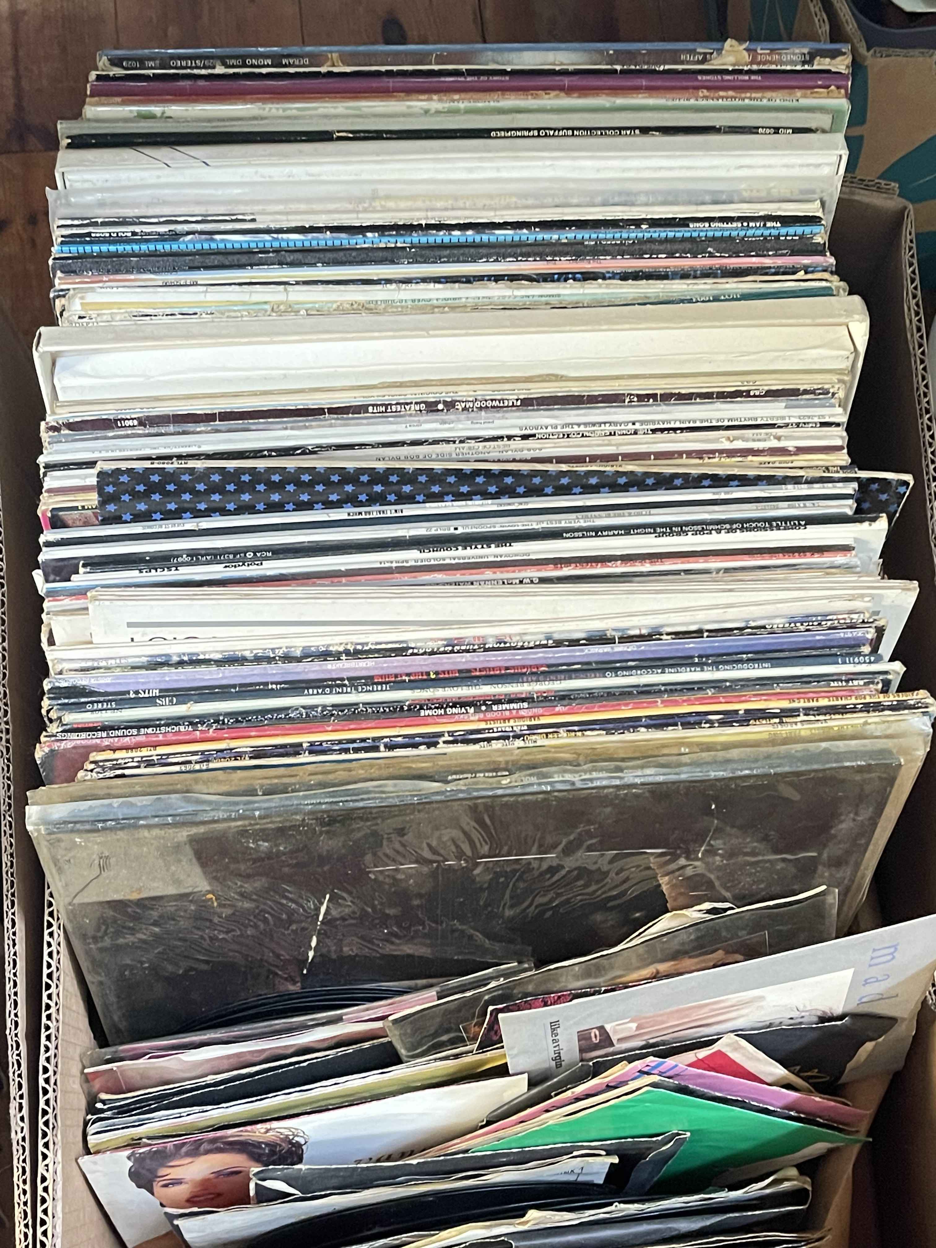 Two boxes of LP records and singles. - Image 3 of 3