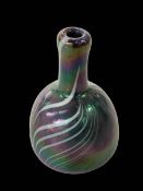 John Ditchfield vase, signed c1980, 12cm.