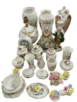 Collection of Aynsley, Old Country Roses, Coalport, etc.