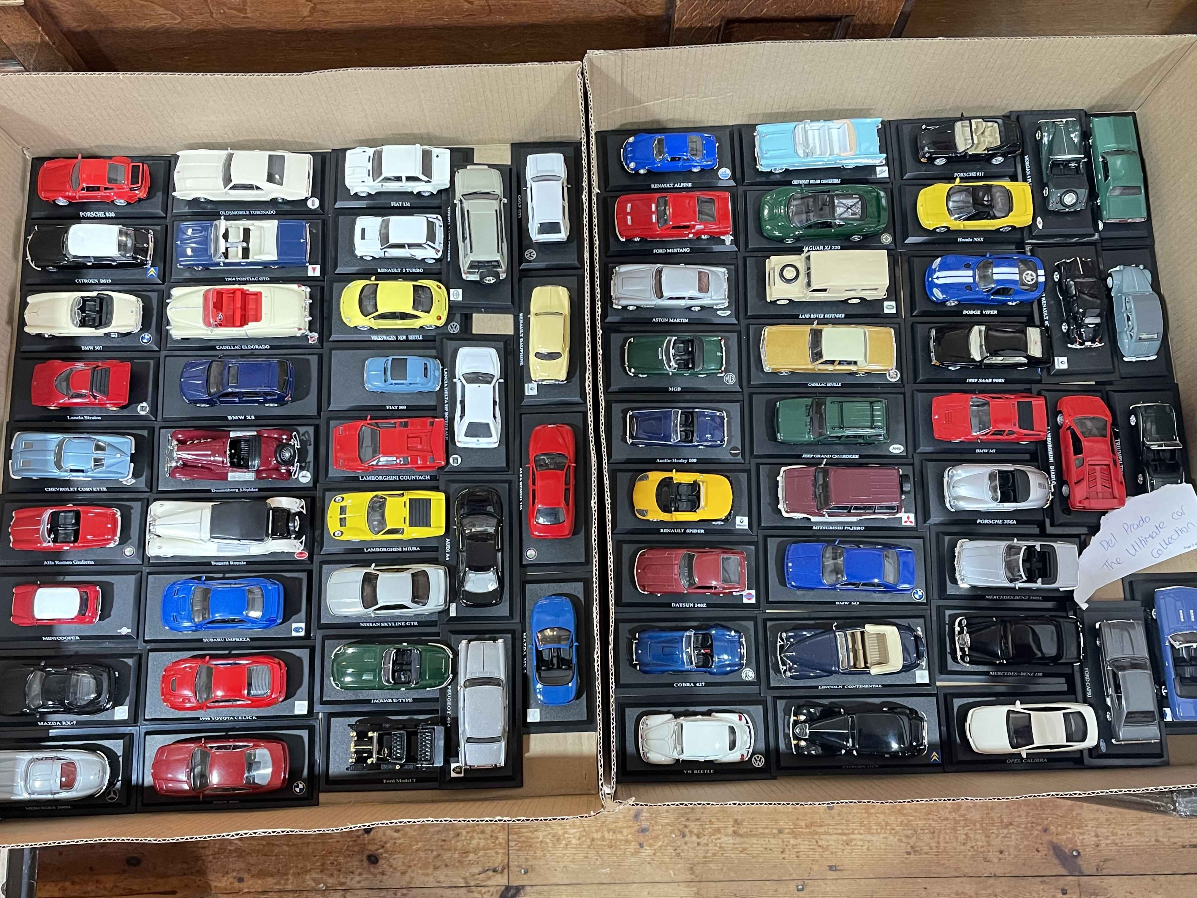 Collection of Del Prado model vehicles 'The Ultimate Car Collections' (70).
