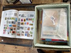 Collection of stamps, FDCs, etc.