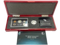 The Definitive US Mint Moon Landing Proof Coin Set 1969 - 2019 with COA.