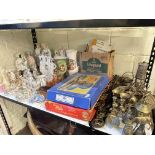 Victorian Staffordshire figures, bisque figures, Hornby Dublo and Triang railway sets,