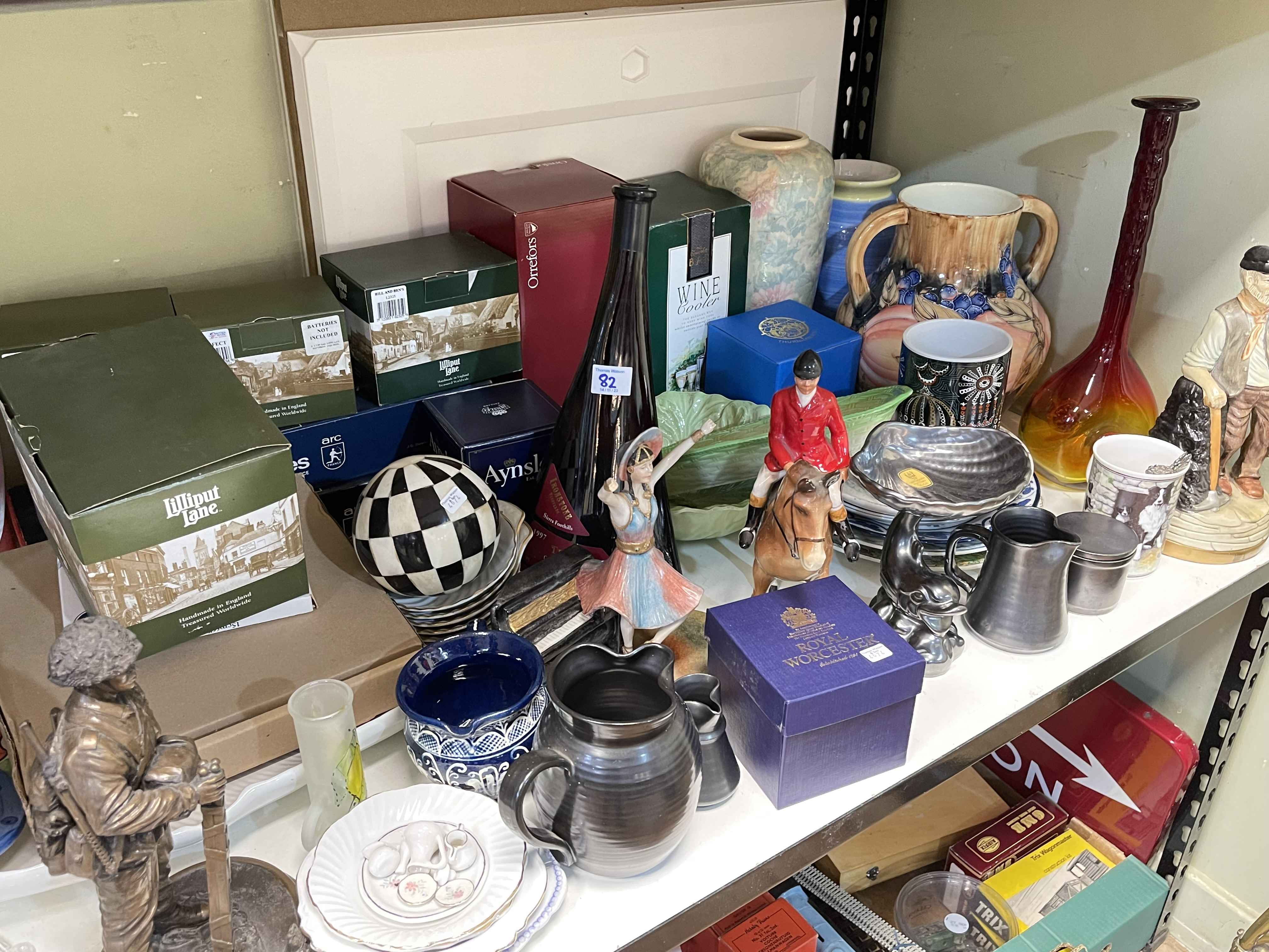 Large collection of china and glass including Lilliput Lane, Masons, Royal Doulton dinnerware. - Image 3 of 3