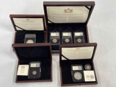 CPM coins inc Queen Victoria Withdrawn Silver Sixpence, The Three Queen Shilling Collection,