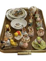 Royal Doulton Beswick Beatrix Potter figures, plates, etc, many with boxes.