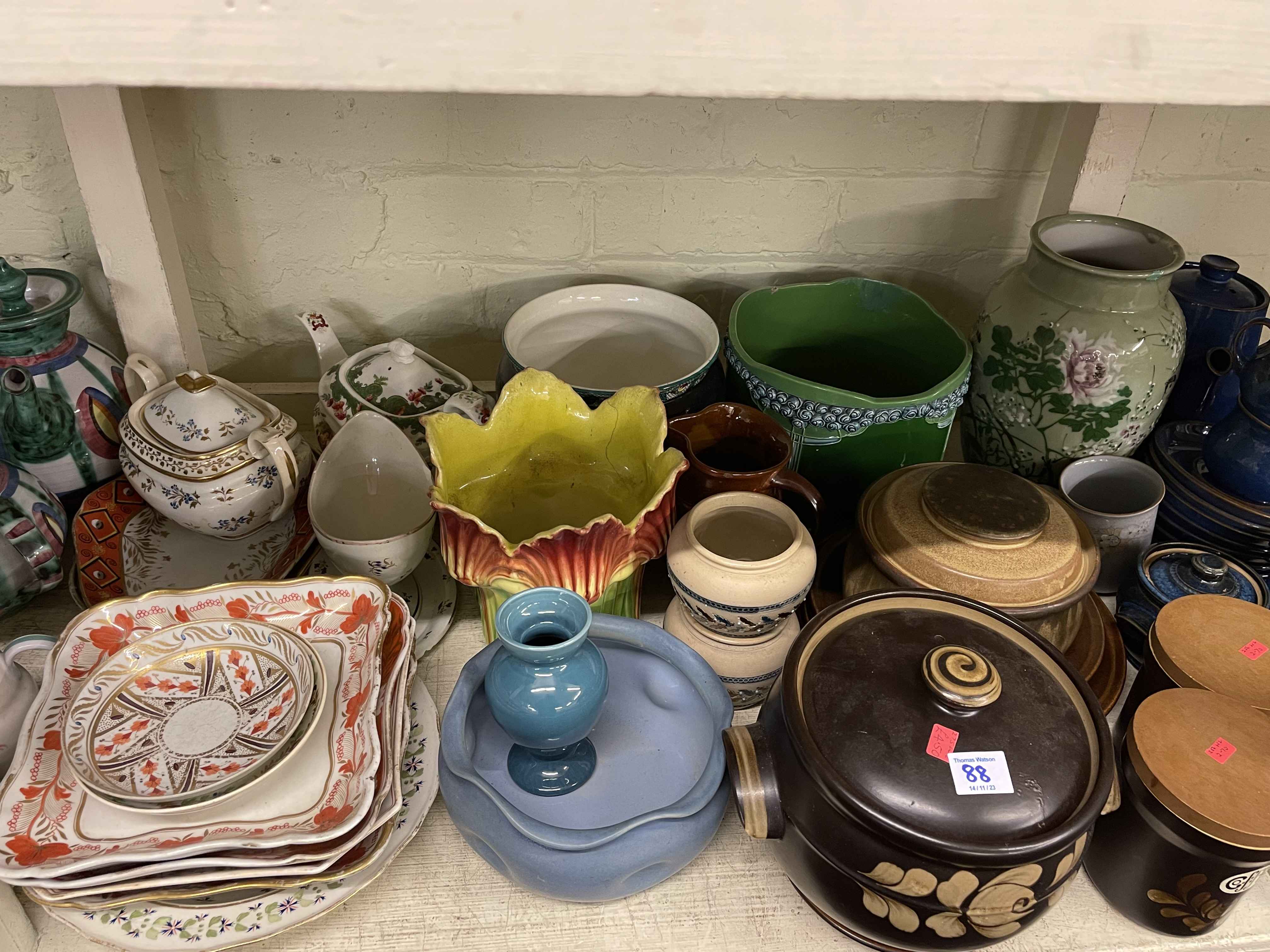 Collection of Victorian copper lustre wares, Royal Cauldon dinnerware, Denby tableware, - Image 2 of 4