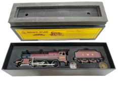 Bassett Lowke steam engine and tender 2945, boxed.