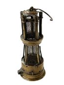 Rare miners lamp by Cox of Birmingham, MINERS PATENT SIGHT LAMP.
