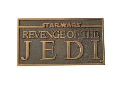 Star Wars 'Revenge of the Jedi' cast and crew brass paperweight,