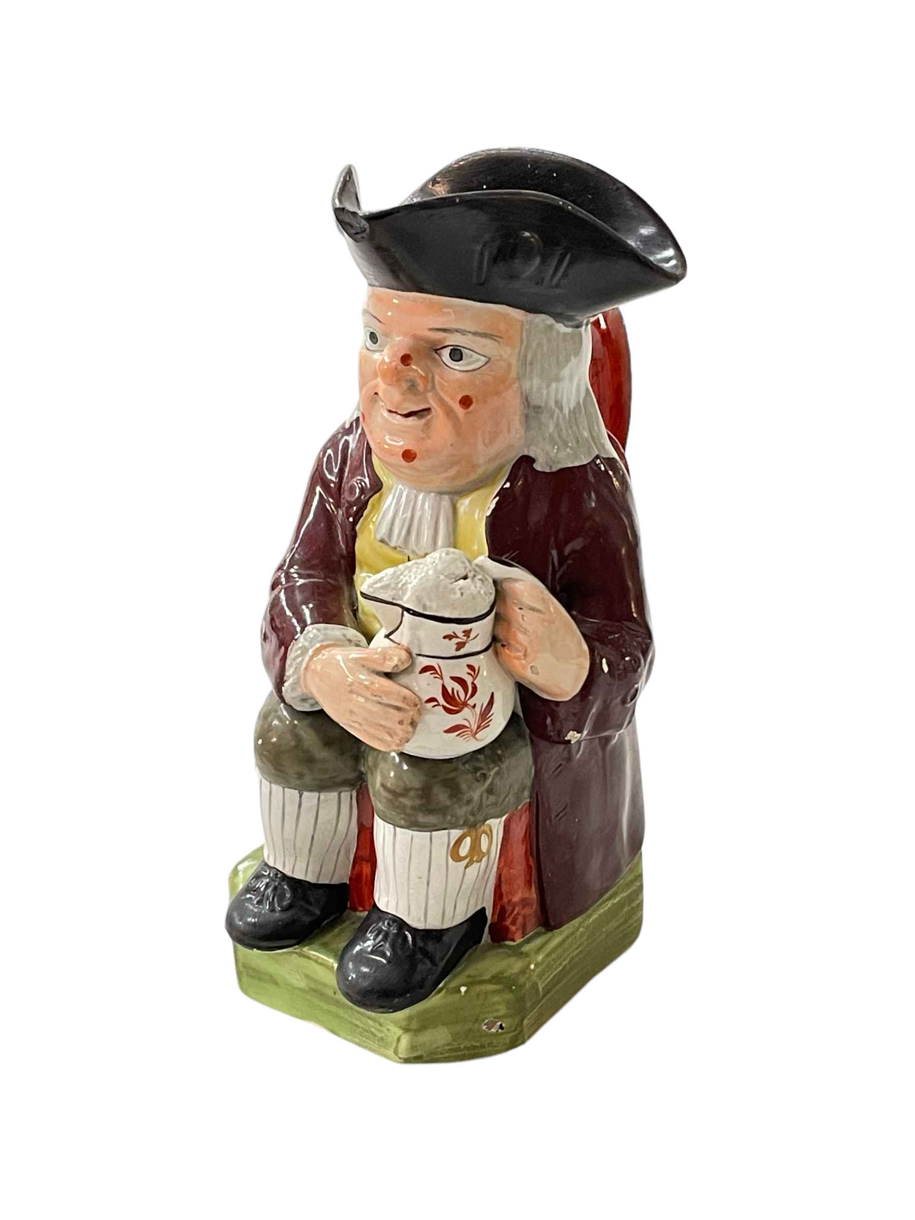 19th Century toby jug, 24cm.