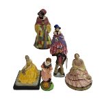 Royal Doulton The Parsons Daughter and A Victorian Lady, two Coalport figures,