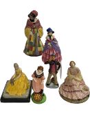 Royal Doulton The Parsons Daughter and A Victorian Lady, two Coalport figures,