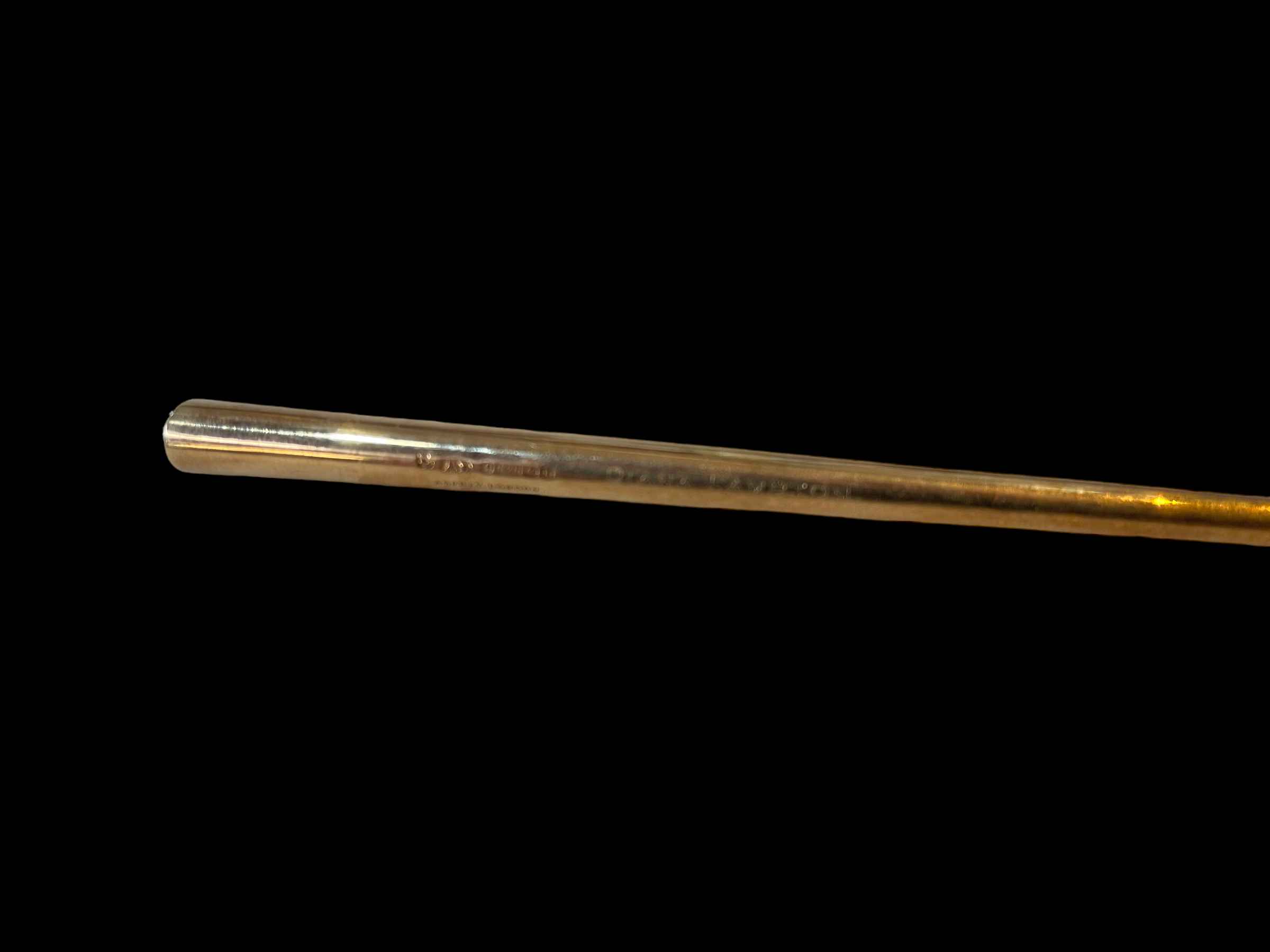 Asprey, London, 9 carat gold pen, 15cm length. - Image 2 of 2