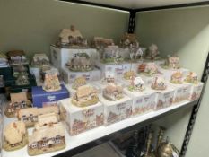 Approximately 30 Lilliput Lane cottages, pub and shops, many boxed.