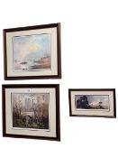 R L Howey, three signed prints including Durham.