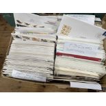 Box of first day covers.