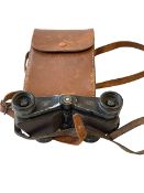 Carl Zeiss Turita binoculars number 1348677, in leather case.