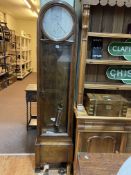 Walnut cased regulator longcase clock having circular silvered dial signed Thomas Armstrong &