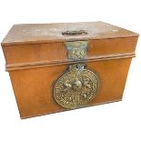 Victorian Milners Patent fire resisting safe, 34.5cm by 51cm by 35cm.