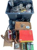 WITHDRAWN Collection of cutlery, binoculars, cameras, etc.